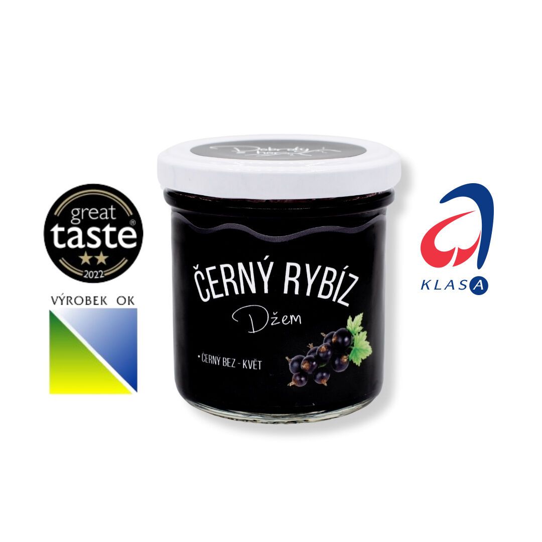 Černý rybíz s květem černého bezu Černý rybíz s květem černého bezu