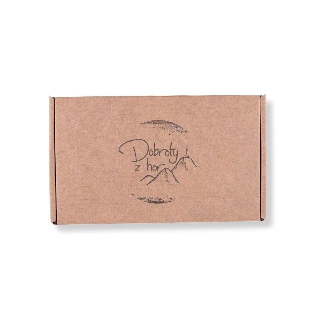 Dobroty z Hor_  Dárková krabička 2 skleničky