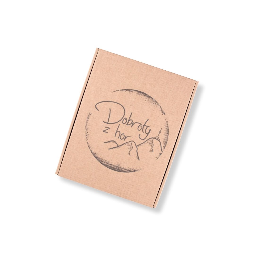 Dobroty z Hor_  Dárková krabička 4 skleničky