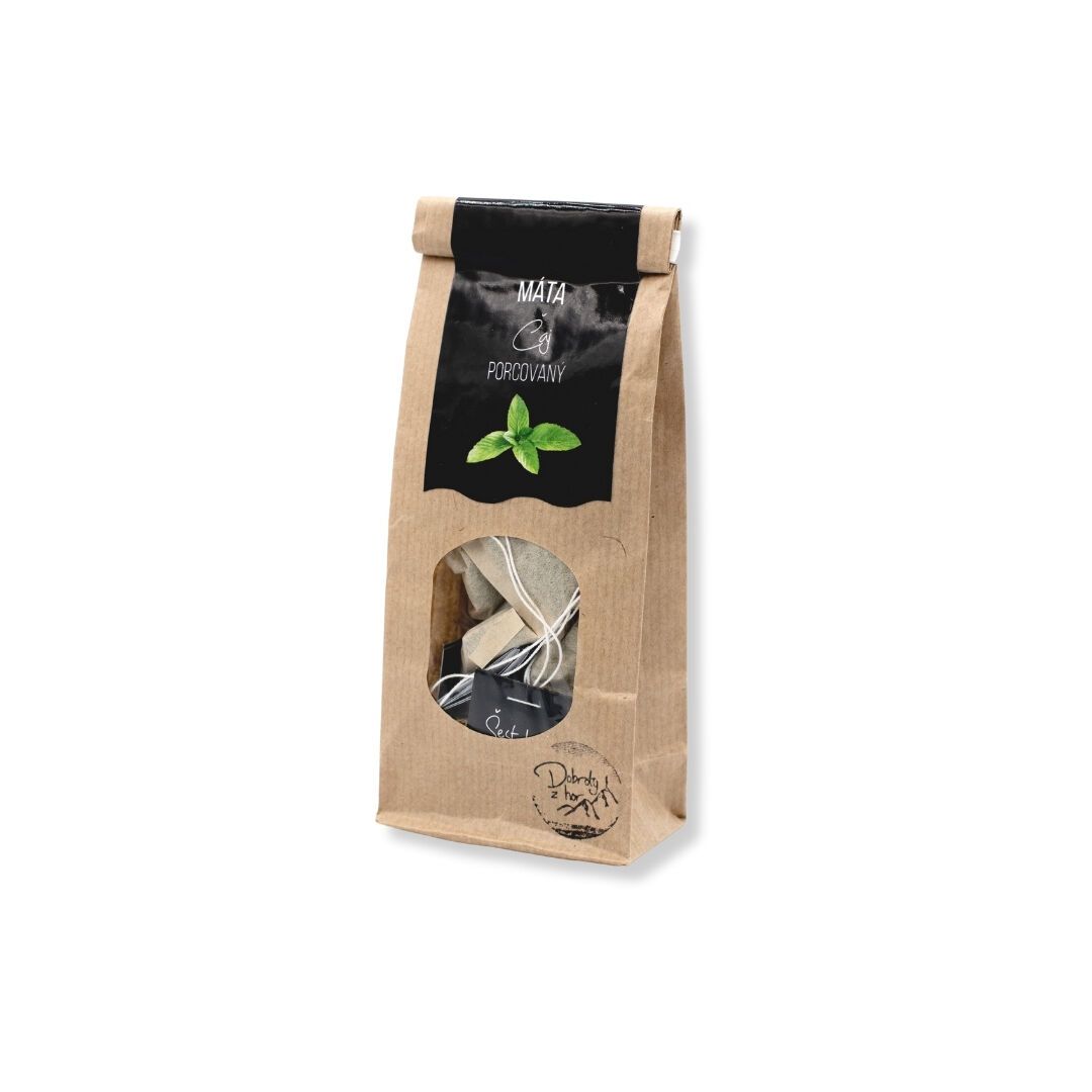 Dobroty z Hor_ caje_porcovany caj_ (Máta)